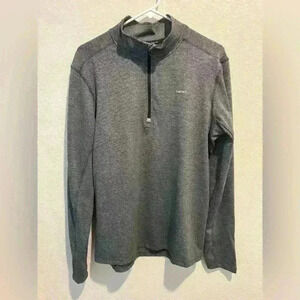 Hind Men’s Running Long Sleeve Grey Shirt Size M